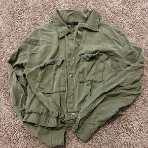 Lulu's Olive Utility Jacket